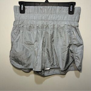 FP Movement by Free People Gray The Way Home Athletic Shorts Size Medium